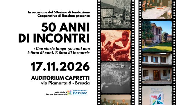 “50 anni di incontri” al Capretti