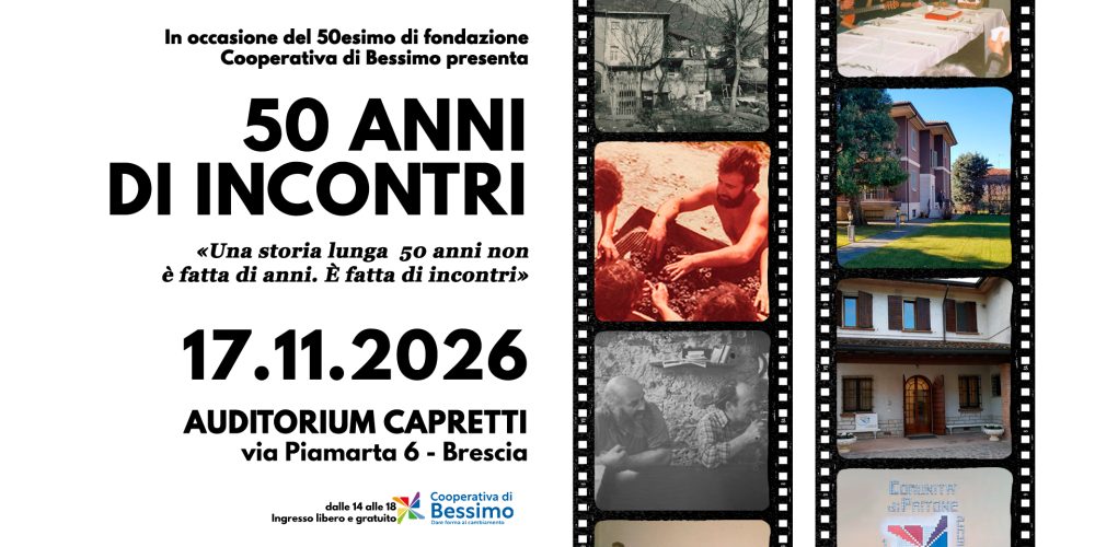 “50 anni di incontri” al Capretti