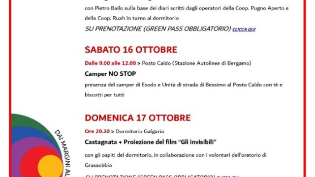 Gli appuntamenti a Bergamo