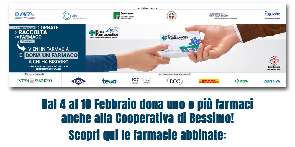 Giornate di raccolta del farmaco 2025